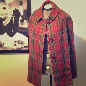 Scottish wool cape. Made in Scotland.